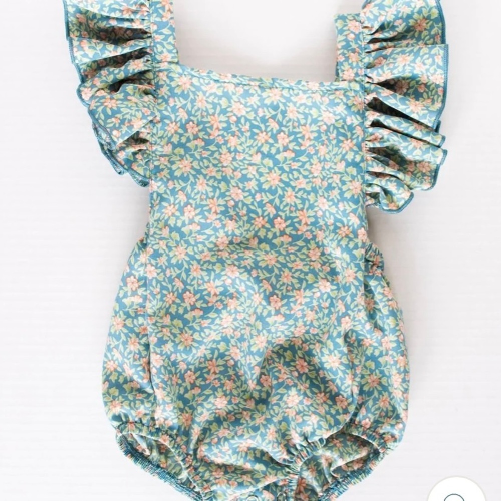 BNWT floral bubble romper